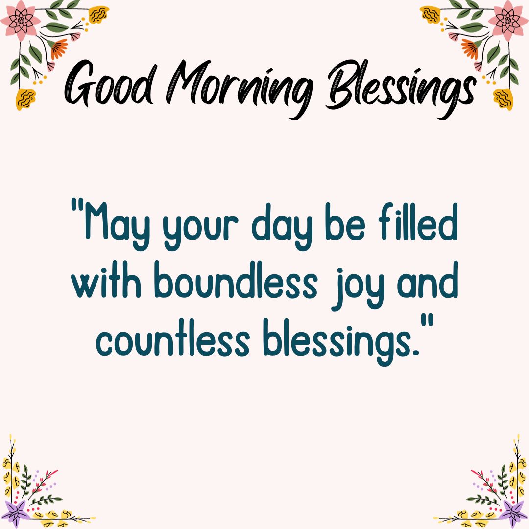 morning blessings